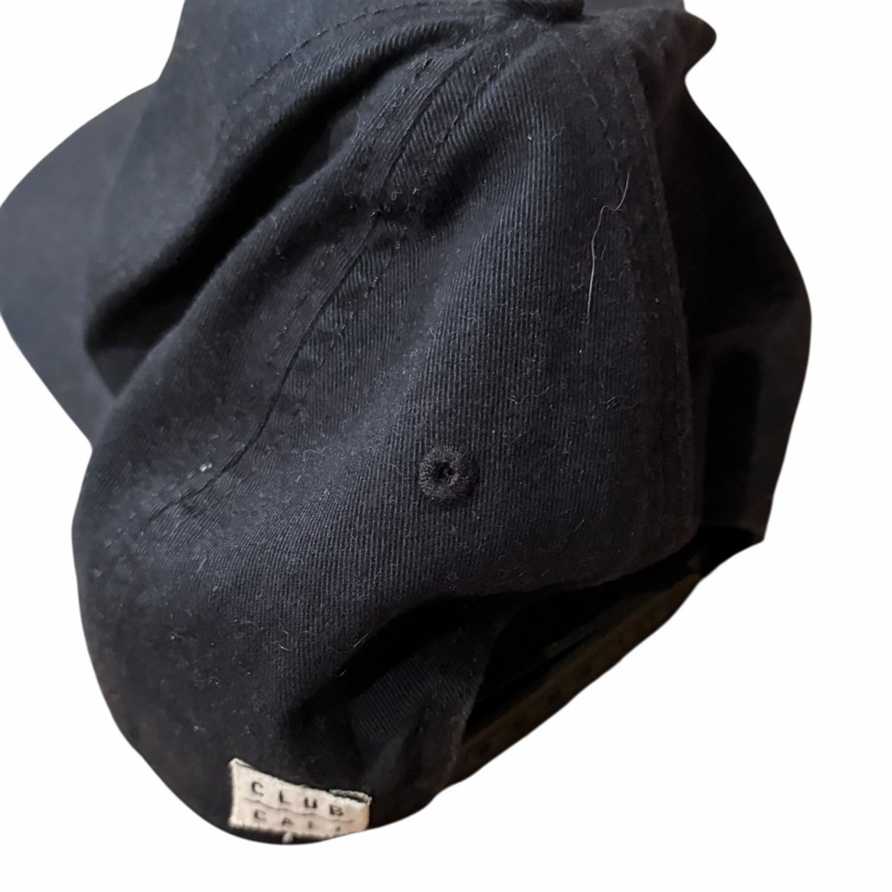 Hollister Black Baseball Cap Club Cali Logo Hat B46 - Picture 4 of 5